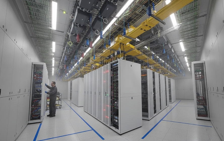 Chapa perforada y deployé en data centers